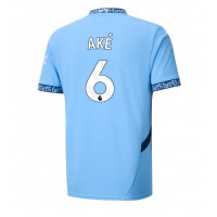 Stroje piłkarskie Manchester City Nathan Ake #6 Koszulka Podstawowej 2024-25 Krótki Rękaw